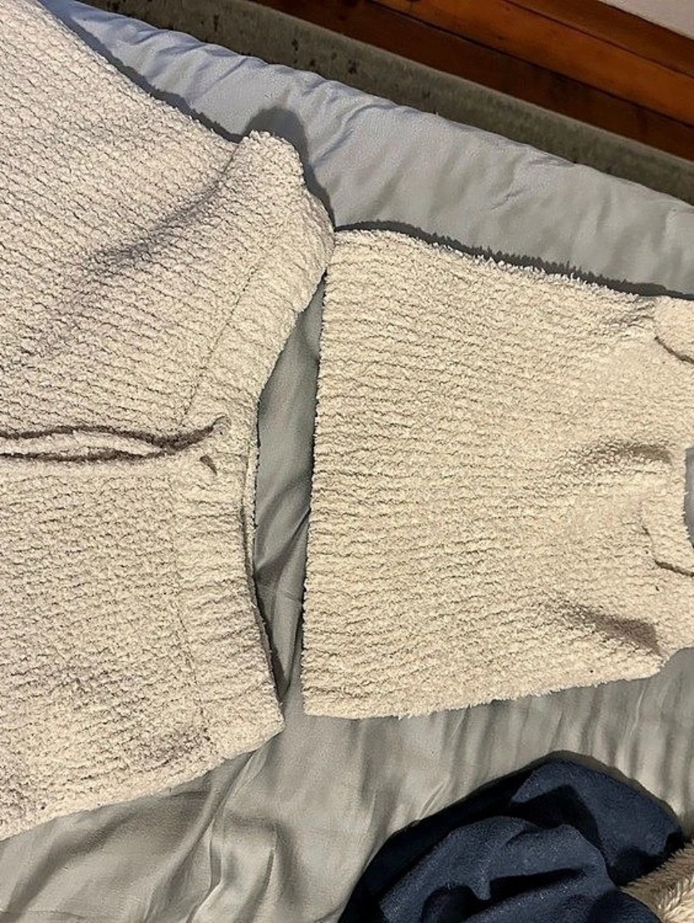 Aerie Textured Sweater Set in Cream Size Medium